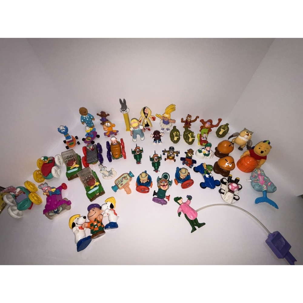 VTG 80s/90s Lot Of McDonald's‎ Happy Meal Toys Jungle Book Animaniacs Rescuers